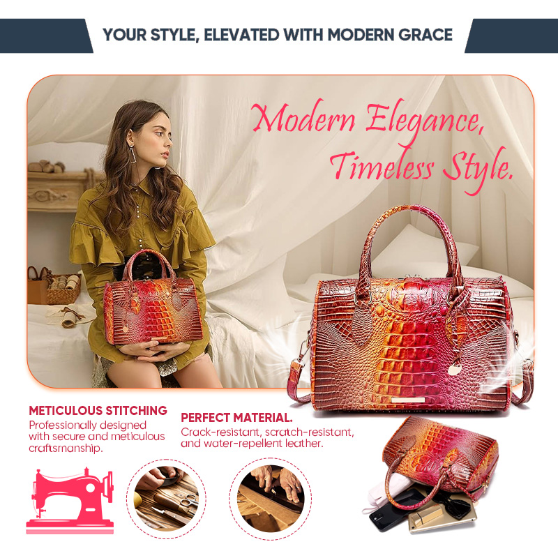 ELIZIA™ Diamond Luxe Satchel