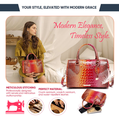 ELIZIA™ Diamond Luxe Satchel