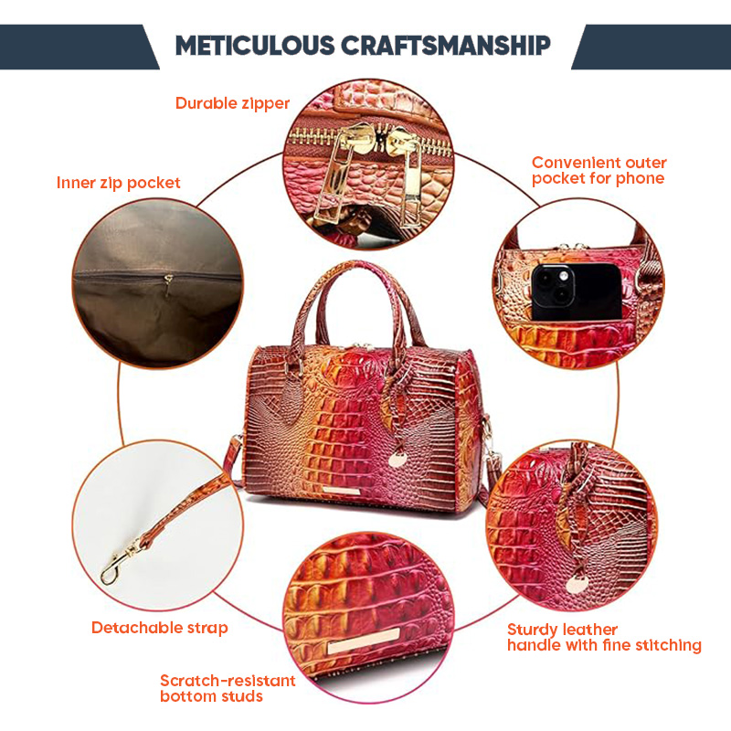 ELIZIA™ Diamond Luxe Satchel