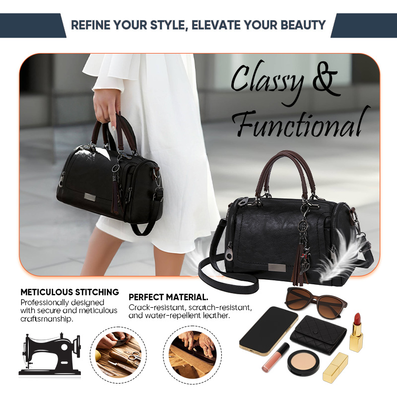 ELIZIA™ Verona Barrel Satchel