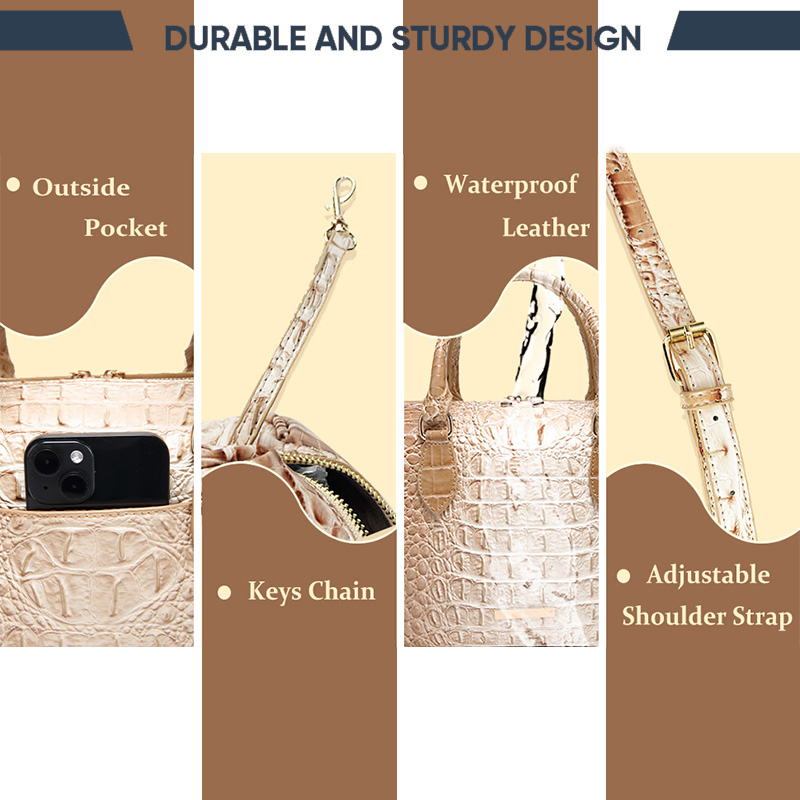 ELIZIA™ Diamond Luxe Satchel