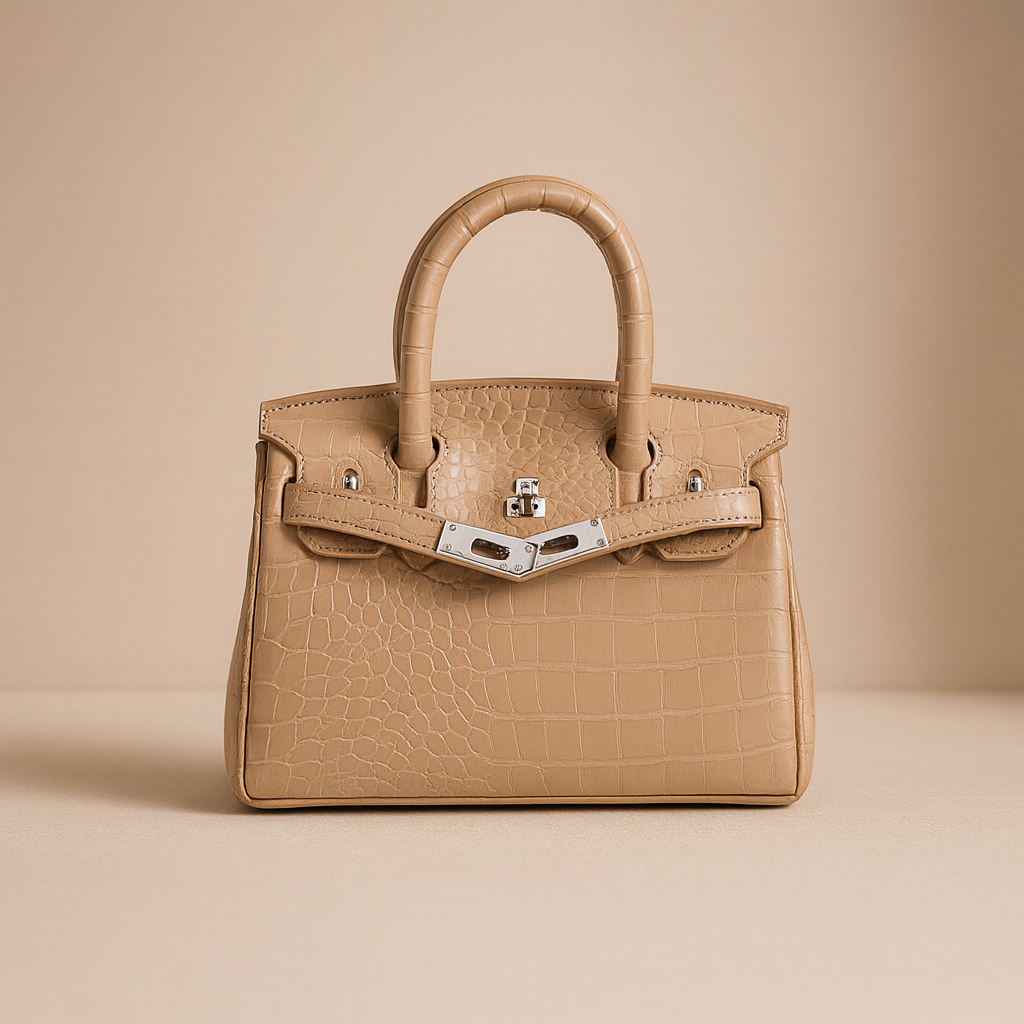 ELIZIA™ Croco Luxe Satchel