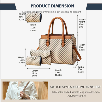 ELIZIA™ Grid Luxe – 3-Piece