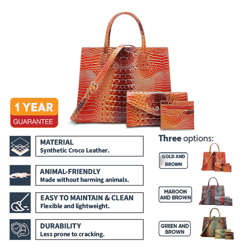 ELIZIA™ Classic Croco 3-in-1 Set