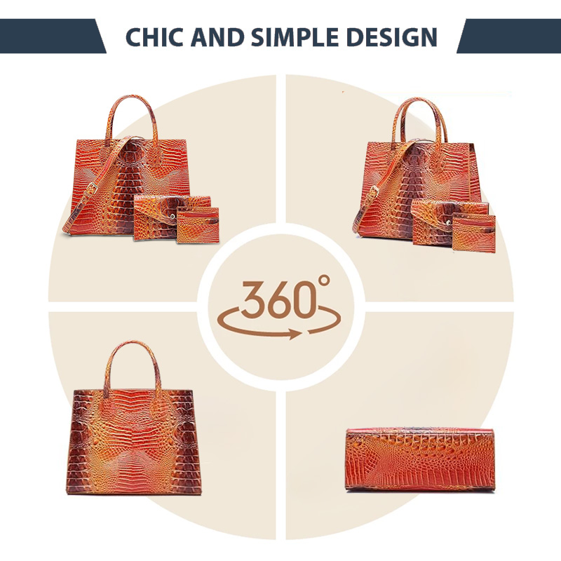 ELIZIA™ Classic Croco 3-in-1 Set