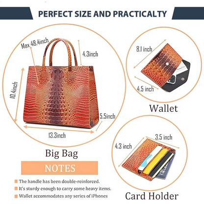 ELIZIA™ Classic Croco 3-in-1 Set