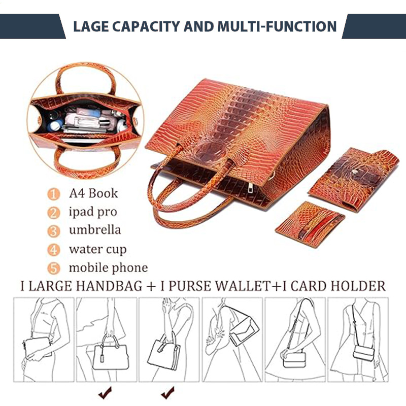 ELIZIA™ Classic Croco 3-in-1 Set