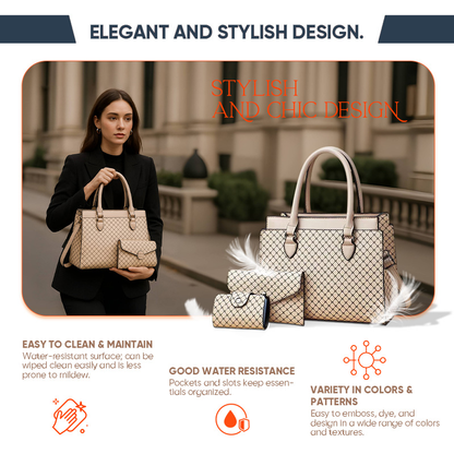ELIZIA™ Grid Luxe – 3-Piece